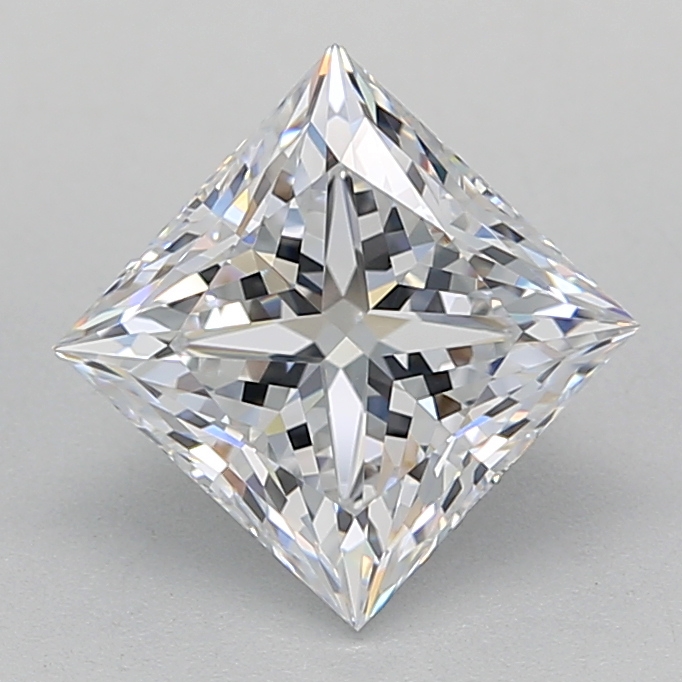 2.04 carat e IF EX Cut IGI princess diamond